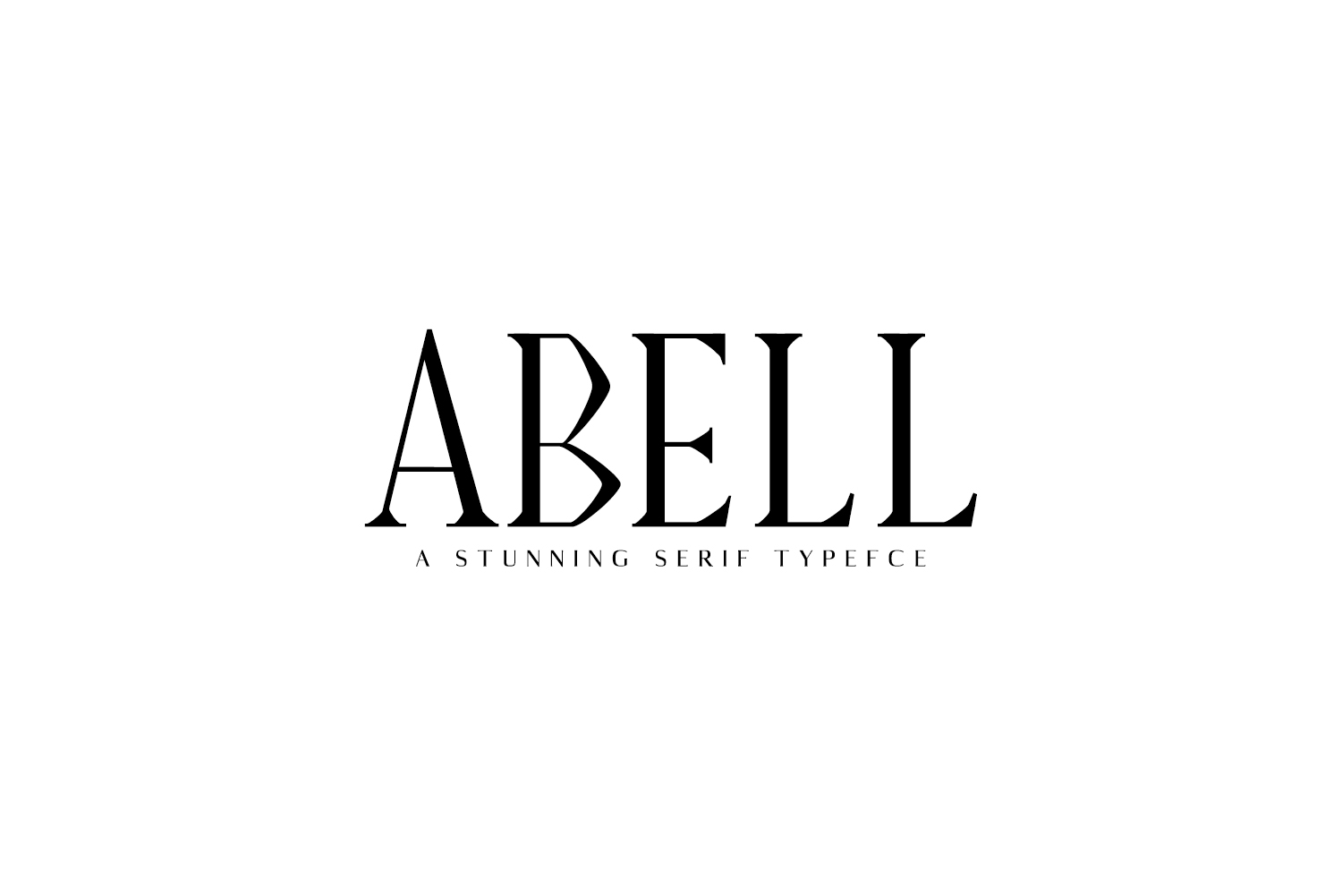Abell Typeface: An Art Deco Serif for Handmade Brands
