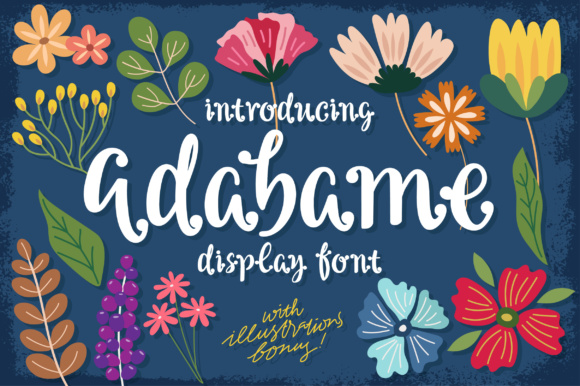Adabame: A Romantic Script Font for Elegant Web Design