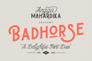 Badhorse Typeface Review: A Clean Serif Duo for Campaign Design