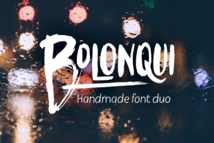Bolonqui Duo: A Handmade Display Font for Editorial Impact