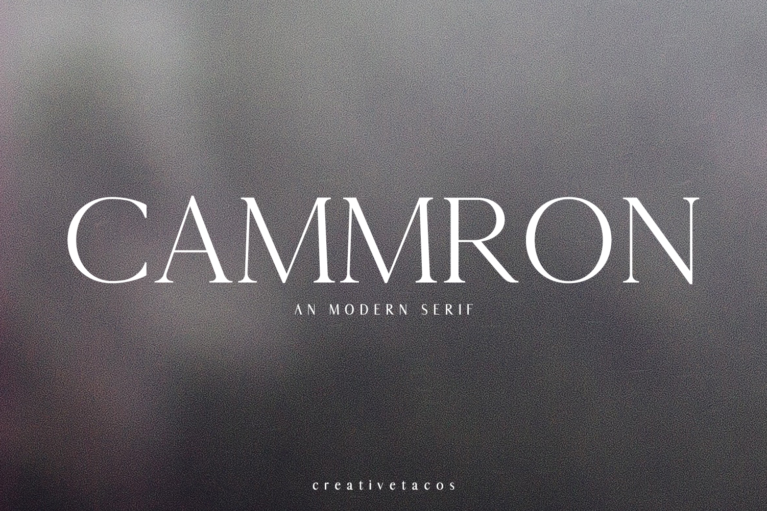 Cammron: A Modern Serif for Impactful Web Design
