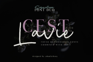 Cest Lavie Duo: A Serif Font for Warm, Polished Branding