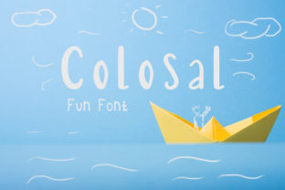 Colosal Typeface: Elevate Your Brand With Bold Script Design