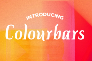 Colourbars: A Classic Italic Serif for Polished Branding