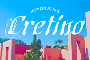Cretino: A Swash Script for Editorial Elegance