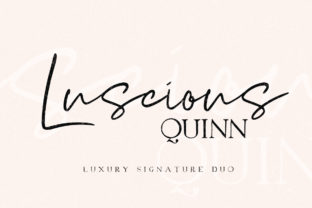 Luscious Quinn Duo: A Premium Typeface for Campaign Clarity