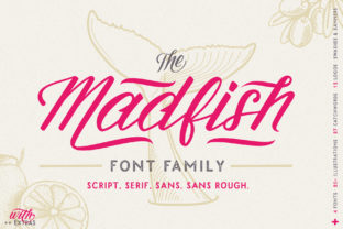 Madfish Family: A Striking Display Typeface for Bold Branding