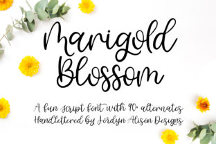 Marigold Blossom: The Script Font for Scroll-Stopping Social Campaigns