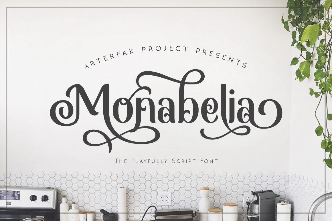 Monabelia: The Elegant Display Font for Modern Brand Identity