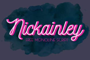 Nickainley: The Vintage Script Font for Handmade Branding