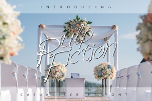 Pulp Fiction: A Casual Script Font for Editorial Design