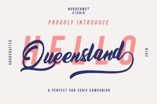 Queensland Typeface Review: A Bold Script for Modern Brand Identity