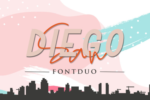 San Diego Duo: A Modern Typeface for Handmade Branding