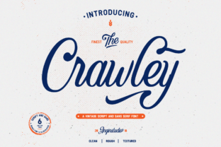 The Crawley Duo: A Vintage Script Typeface for Authentic Brand Identity