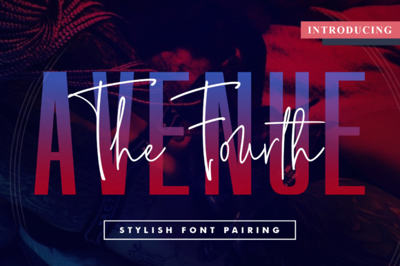 The Fourth Avenue: A Modern Font Pairing for Professional Brand Identity