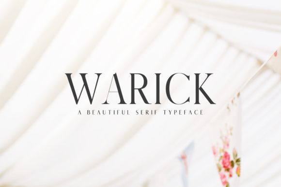 Warick: A Modern Serif Typeface for Editorial Design